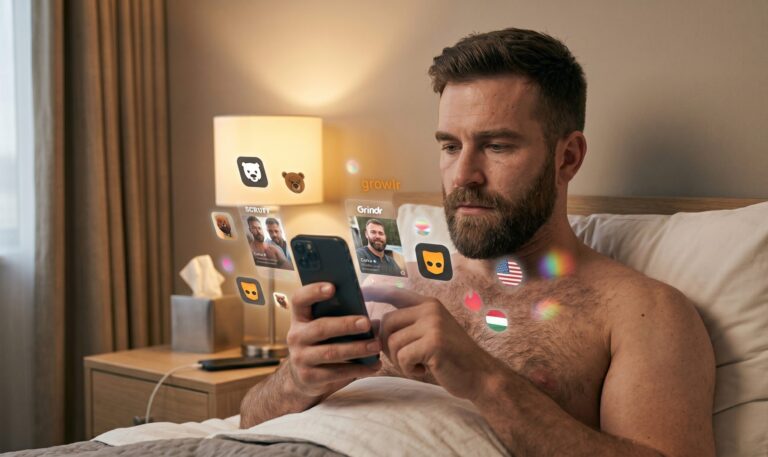 Les meilleures apps et sites de rencontre bear gay en 2026 : comparatif complet