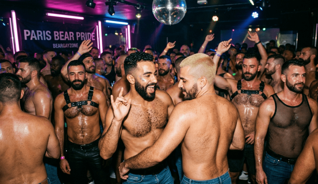 Soirée bear à Paris – ambiance festive de la Fierté Ours